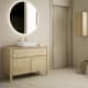 Mueble de baño con encimara de madera maciza Laponia Bruntec principal 1