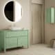 Mueble de baño con encimara de madera maciza Laponia Bruntec principal 3
