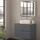 Mueble de baño con encimera de madera Lia Bruntec colores principal 5