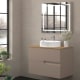 Mueble de baño con encimera de madera Lia Bruntec colores principal 4