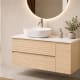 Mueble de baño Alpes 21 Bruntec con encimera Solid Surface blanca principal 2
