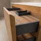Mueble de baño Alpes 21 Bruntec con encimera Solid Surface blanca detalle 7