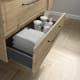 Conjunto mueble de baño Runa Salgar con lavabo sobre encimera detalle 12