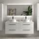 Conjunto mueble de baño Runa Salgar con lavabo sobre encimera principal 2