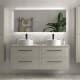 Conjunto mueble de baño Runa Salgar con lavabo sobre encimera principal 6