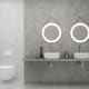 Espejo de baño con luz LED Bamboo Bruntec principal 2