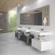 Conjunto mueble de baño con lavabo Solid y cajonera Nomad Viso Bath ambiente 7
