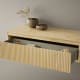 Cajonera con encimera de madera Alpes Bruntec detalle 3