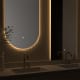 Espejo de baño con luz LED Mauricio de Eurobath detalle 2