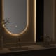 Espejo de baño con luz LED Mauricio de Eurobath detalle 2