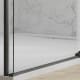 Mampara de ducha angular corredera a medida Aria Bruntec detalle 8