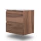 Conjunto de mueble de baño pequeño Nivo Bruntec 2 cajones suspendido principal 2