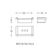 Jabonera de baño Metric S Cosmic croquis 2