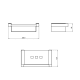 Jabonera de baño Metric S Cosmic croquis 2