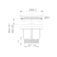 Válvula de lavabo click clack PVC Imex croquis 5