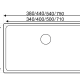 Fregadero de cocina Luxor de Solfless croquis 5