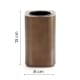 Conjunto de accesorios de baño Dafne Gedy croquis 1