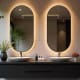 Espejo de baño con luz LED Portia Bruntec ambiente 9
