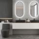 Espejo de baño con luz LED Portia Bruntec ambiente 10