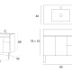 Conjunto mueble de baño Río Inve croquis 5
