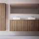Mueble de baño con encimera de madera maciza Alpes 15 Bruntec principal 1