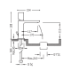 Grifo de lavabo  Loft Tres croquis 1