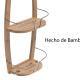 Estante doble para ducha Nature Gedy detalle 1