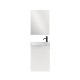 Conjunto completo mueble de baño fondo reducido 34 cm Mika Amizuva 3d 9