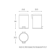Papelera de baño Architect Cosmic croquis 4
