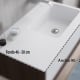Lavabo encastrado Folk Bruntec croquis 2