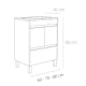 Conjunto mueble de baño Tivoli Bruntec croquis 4