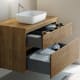 Mueble de baño moderno de madera maciza Alpes 1 Bruntec detalle 2