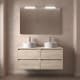 Conjunto mueble de baño con encimera de madera Noja Salgar principal 1