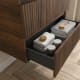 Conjunto mueble de baño Kira Salgar con lavabo sobre encimera detalle 11