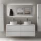 Conjunto mueble de baño Kira Salgar con lavabo sobre encimera principal 0