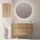 Conjunto de mueble de baño de madera maciza Alpes Bruntec ambiente 6