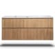 Conjunto de mueble de baño de madera maciza Alpes Bruntec detalle 4