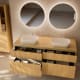 Mueble de baño con encimera de madera Alpes 9 Bruntec detalle 6