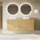 Mueble de baño madera maciza ranurada Alpes 9 Bruntec principal 0