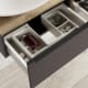 Mueble de baño con encimera de madera Landes Coycama detalle 3