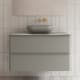 Mueble de baño con encimera arena de resina Dai Top Royo detalle 7