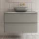 Mueble de baño con encimera arena de resina Dai Top Royo detalle 4
