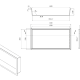 Hornacina de baño Pacific Medimex croquis 7