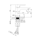 Grifo de lavabo Cassio GME croquis 7
