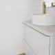 Mueble de baño con encimera blanca de resina Dai Top Royo detalle 3
