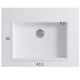 Lavabo suspendido Miami Bruntec croquis 3