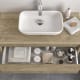 Mueble de baño Lambda con encimera de madera Coycama detalle 16