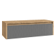 Mueble de baño Lambda con encimera de madera Coycama principal 5