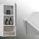 Columna de baño Lia Bruntec con 1 puerta y repisa ambiente 12