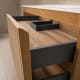 Conjunto de mueble de baño con lavabo Solid Surface Duna Bruntec detalle 12